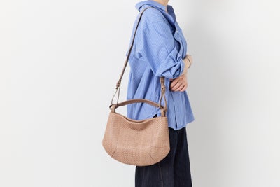 genten ゲンテン Pelle tessile saia ペッレテッシルサイア 2WAYショルダーバッグ 45071