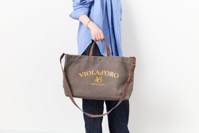 VIOLAd'ORO ヴィオラドーロ BIANCA ビアンカ 2WAYトートバッグ V-2316