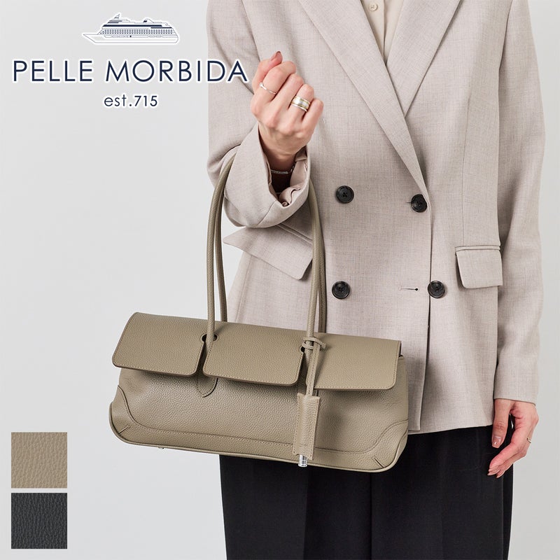 PELLE MORBIDA ペッレモルビダ Women's Collection フラップトートバッグ S PMO-TH002