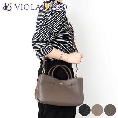 VIOLAd'ORO ヴィオラドーロ TRERO トレロ 2WAYトートバッグ V-1647
