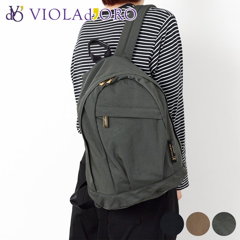VIOLAd'ORO ヴィオラドーロ GINO ジーノ ナイロンバックパック V-2299