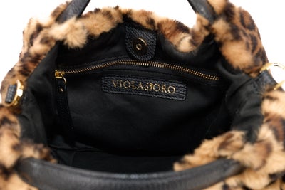 VIOLAd'ORO ヴィオラドーロ ELMO エルモ 2WAY手さげバッグ エコファー レッキス V-9067